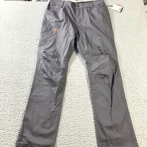 Brunt Torra Work Pants Mens 36x34 Charcoal Straight Fit Stretch Workwear